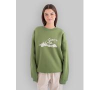 Hurley Cr rew Sweater malverde Damen Gr. XS