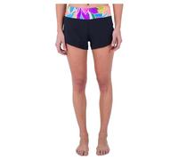 Hurley Damen 2.5' Soft Waist Boardshort Badeanzug, Black/Isla Multi, M