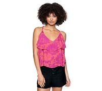 Hurley Damen Ali Layered Cami T-Shirt, Knock Out, S