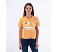 Hurley Damen Another Time Tee Tshirt, Clay, S