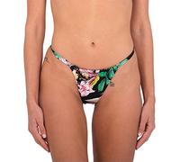 Hurley Damen Flora Revo Cheeky Slider Bikini Bottoms, Creme, L