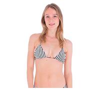 Hurley Damen Flora Revo Itsy Bitsy Bikini Top Bikinioberteil, Creme, XS