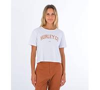 Hurley Damen H20 Dri University Tee T-Shirt, weiß, XS