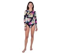 Hurley Damen Hana Cross Yoke Surfsuit Einteiliger Badeanzug, Black, L