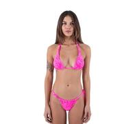Hurley Damen Jungle Walk Soft Tie Tri Bikinioberteil, Pink Punch, XS