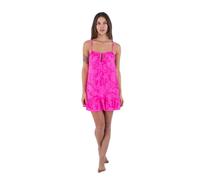Hurley Damen Jungle Walk Tie Front Mini Kleid Dress, Pink Punch, S