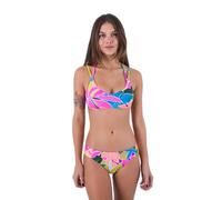 Hurley Damen Max Insel Pull On Top Bikinioberteil, Isla Multi, XS