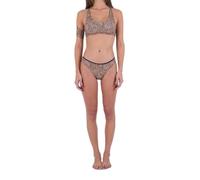 Hurley Damen Max Leopard Moderate Bottom Bikinihöschen, Brown Sugar, XS