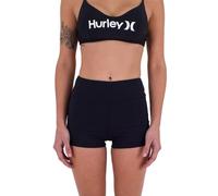 Hurley Damen Max Solid Swim Short Bikinihöschen, Black, M