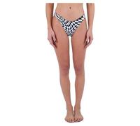 Hurley Damen Nascar Rvsb Cheeky Bottom Bikinihöschen, Black White, XS