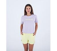 Hurley Damen Oceancare O&O Kurzärmliges T-Shirt, Orchideenblüte, XS