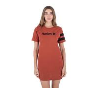 Hurley Damen Oceancare O&o T-Shirt Ss Kleid, Verwaschene Koralle, S