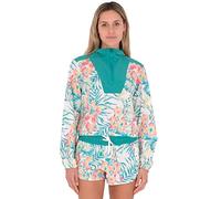 Hurley Damen Printed Kat Bedruckt Windbreaker, Hawaiianischer Garten, L