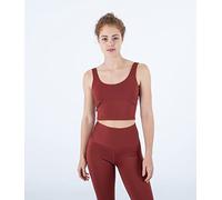 Hurley Damen Solid Active Tank Tshirt, Chili, L