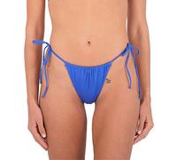 Hurley Damen Solid Revo Cheeky Tie Side Bikini Bottoms, Indigo, L