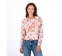 Hurley Damen Taryn Washed Cropped Boyfriend Ls Tee T-Shirt, Eiskaffee, M