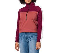 Hurley Damen Therma Fleece Half Zip Sweatshirt, Dunkles Beetroot, L EU