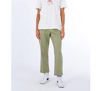 Hurley Damen Twill Straight Leg Hose, grün (Oil Green), XS