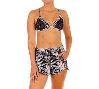 Hurley Damen W Aquas Hawaiiana 2,5' Bds Board-Shorts, Weiß/Schwarz, S