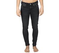 Hurley Damen W Bianca Skiny Oceancare Denim Hose Freizeithose, Schwarz, 50