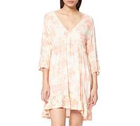 Hurley Damen W Long Sleeve A-line Dresses, Koralle (Almond Dreamy Tie Dye), XS