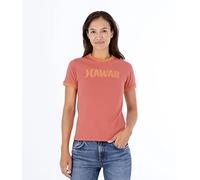 Hurley Damen W Oceancare Aloha Ss Tee T-Shirt, rot (Mineral Red), XS