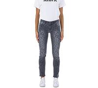 Hurley Damen W Oceancare Full Slim Denim Pants, schwarz, 38