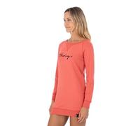 Hurley Damen W Oceancare O&o Script Fleece Dress Lässiges Kleid, rot (Mineral Red), XS