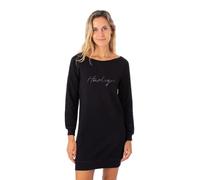 Hurley Damen W Oceancare O&o Script Fleece Dress Lässiges Kleid, schwarz, XS