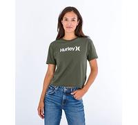 Hurley Damen W Oceancare O&o Ss Tee T-Shirt, Olivegrün (Olive Night), XS