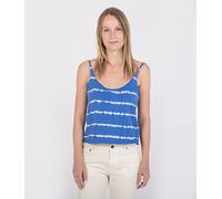 Hurley Damen W Oceancare Stripes Tank T-Shirt, blau (Dazzling Blue), L