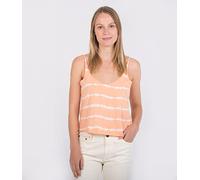 Hurley Damen W Oceancare Stripes Tank T-Shirt, Korallenriff, L