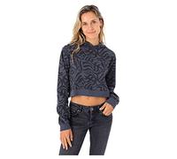 Hurley Damen W Ocencare Full Print Fleece Hood Hooded Sweatshirt, schwarz, L