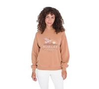 Hurley Damen West Coast Boyfriend Rundhalsausschnitt Pullover Sweater, hautfarben, M
