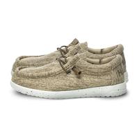 Hurley Elastische Schnürhalbschuhe für Kinder, Segeltuchschuhe für Jungen und Mädchen, bequem, langlebig, stilvoll, Kindermode Sneaker, breite Zehenschuhe für den Alltag, Taupe Multi, 12 Little Kid