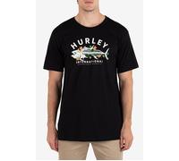 Hurley Evd Fish Food Short Sleeve Black Größe: M | Bedruckte T-Shirts Outlet | Herren | Schwarz