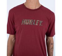 Hurley Fastlane Print Tee russet Größe S