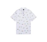 Hurley H2o-dri Ace Fiesta Mesh Polo Short Sleeve Wht Combo Größe: XL | Poloshirts Outlet | Herren |