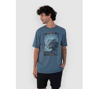 Hurley H2O Dri Wave Mandala T-Shirt grey teal Herren Gr. XS