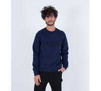 Hurley Herren Applikation Crew Sweatshirt, Obsidian, S