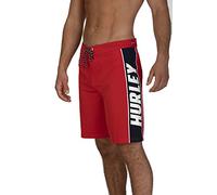 Hurley Herren Badehose M Phantom Fastlane 18', University Red, 30, CJ5101