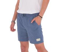 Hurley Herren Baja Linen Volley 17' Bermuda Shorts, Mittel Blau, M