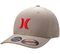Hurley Herren Baseball Cap - Leichte Curved Bill H2O Dri Fitted Caps für Männer, Khaki, S/M