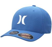 Hurley Herren Baseball Cap - Leichte Curved Bill H2O Dri Fitted Caps für Männer, Royal Pulse, S/M