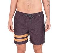 Hurley Herren Blockparty Volley Board-Shorts, schwarz, L