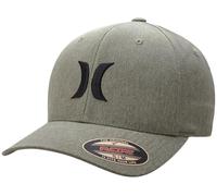 Hurley Herren Caps - One & Only Flexfit Textures Cap - Fitted Hüte für Herren, S-XL, Olive Canvas, S/M