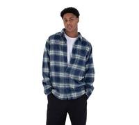 Hurley Herren Chemise Manches Longues Hommes Portland Heavyweight Flannel T-Shirt, Blau, M EU