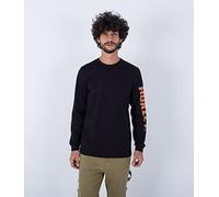 Hurley Herren Evd Exp Fastlane Ls Tshirt, schwarz, S