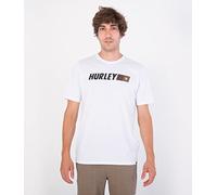 Hurley Herren Evd Exp Zoomer Tee Ss T-Shirt, weiß, S