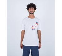 Hurley Herren Evd Halekulani Pkt S/S Tshirt, weiß, M